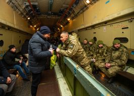 Ukrainians released from captivity