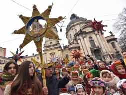 Christmas procession