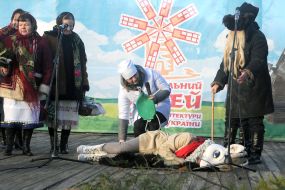 Participants in the ethnographic entertainment program "Meeting with St. Nicholas"