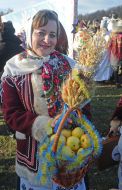 Participant in the ethnographic entertainment program "Meeting with St. Nicholas"