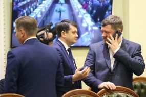 Dmytro Razumkov and Oleksandr Korniyenko