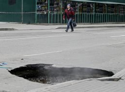 Місце прориву теплотраси