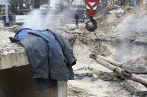 Місце прориву теплотраси