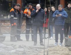 Місце прориву теплотраси