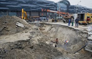 Місце прориву теплотраси