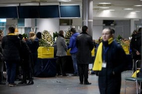 Remembrance ceremony for the fallen Ukrainians in the wake of the plane crash