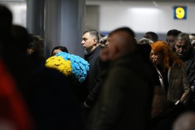 Remembrance ceremony for the fallen Ukrainians in the wake of the plane crash