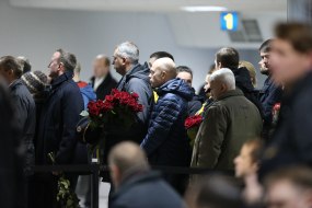 Remembrance ceremony for the fallen Ukrainians in the wake of the plane crash