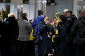 Remembrance ceremony for the fallen Ukrainians in the wake of the plane crash