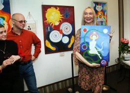 Открытие выставки Вадима Черных "Дивный мир"