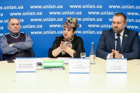 Volodymyr Shpuntenko, Nadiya Lukashevych and Sergey Pavlenko