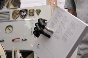 Demonstration of the work of a new prosthetic arm