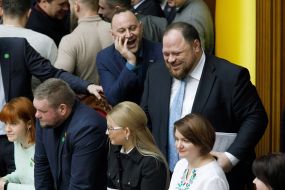 Andriy Klochko, Yuliya Tymoshenko and Ruslan Stefanchuk