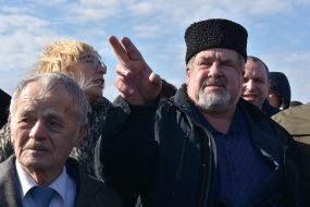 Lyudmila Denisova, Mustafa Dzhemilev and  Refat Chubarov