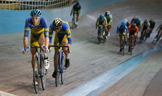 Велосипедисты во время заезда