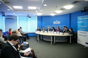 Press conference participants