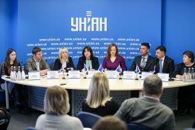 Press conference participants