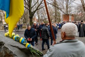 Почтение памяти Героев Небесной Сотни в Ужгороде