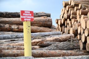 Заготовка древесины на госпредприятии "Остерское лесное хозяйство"