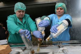 Утилізація конфіскованих алкогольних напоїв