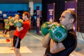 Participant of the Championship of Ukraine in kettlebell lifting