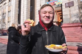 Pancake week in Zaporozhye