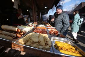 Various dishes on the counter