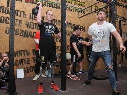 Участники соревнований "Игры Героев"