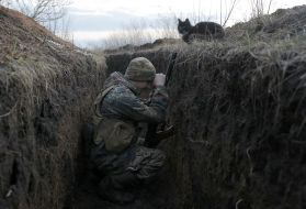 Ukrainian soldier