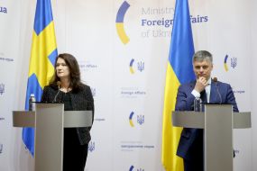Vadym Prystayko, Ann Linde