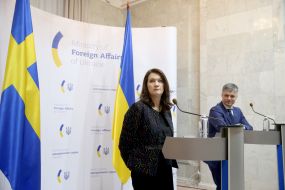 Vadym Prystayko, Ann Linde