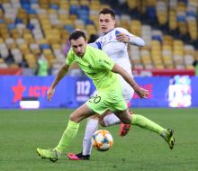 Playing moment of the match