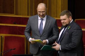 Denys Shmyhal and Andriy Klochko
