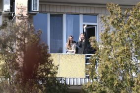 Ukrainians evacuated from China