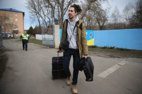 Ukrainians and foreigners evacuated from China