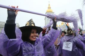 March of women in Kyiv