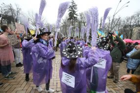 March of women in Kyiv
