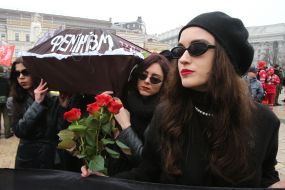 March of women in Kyiv