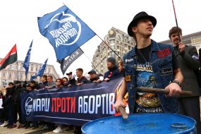 March of women in Kyiv