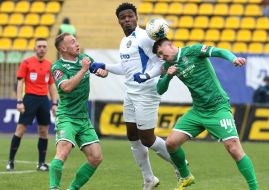 Playing moment of the match