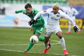 Playing moment of the match