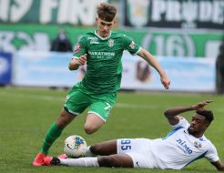 Playing moment of the match