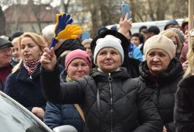 Protest action of entrepreneurs of Lviv region