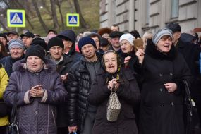 Protest action of entrepreneurs of Lviv region