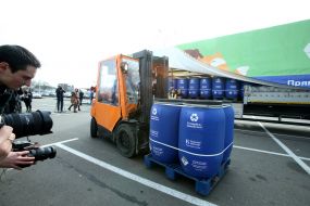 Shipment of batteries for recycling to Europe