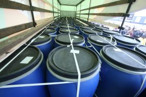 Shipment of batteries for recycling to Europe