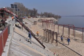 Reconstruction of the beach