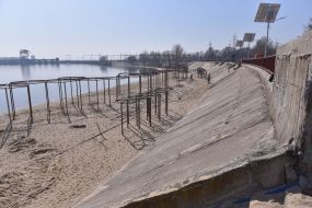 Reconstruction of the beach