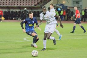 Игровой момент матча