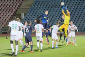 Игровой момент матча